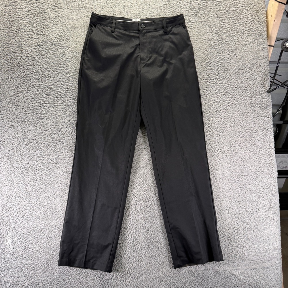 Adidas Climalite Pants Mens 32x32 Black Polyester Golf Straight Leg Performance